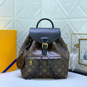 luxury Women small designer Backpack Large capacity Fashion Casual High Quality Leather School Bag lady handbag presbyopic package 5 colorsag