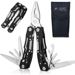 Survival Hand DIY Multi Tools Multitool Folding Knives Scissor Cutters EDC Survival Gear Manual Tång Fiske Outdoor Survival Camping