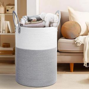 Laundry Bags Storage Basket Large-capacity For Dirty Clothes Toys Blankets Durable Solution Home Bathroom Natural