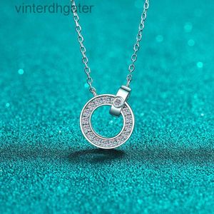 Top Luxury Fine 1to1 Original Designer Necklace for Women 925 Sterling Silver Carter Necklace Female Moissanite Small Crowd Clavicle Chain Necklace with Diamond