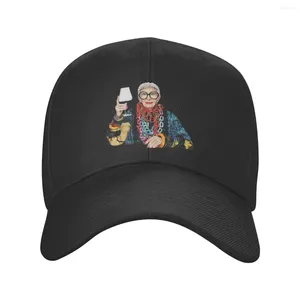 BERETS IRIS APFEL AMERICA Musik Baseball Caps Vuxen Hip-Hop Sun Hat Breattable Snapback Racing Cap Summer Hats