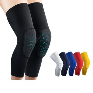 Pads Elbow Knie Pads 1PCS Wabenhülle Protektor Klammer Elastizität Kneepad Schutzschützer bei Foam Stütze Basketball -Volleyballsuppor