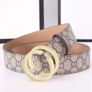 Cinture per jeans Designer di lusso Donna fibbia ad ago Lettere di moda Stampa scozzese Cintura dorata bomboniere taglia 100-125 cm