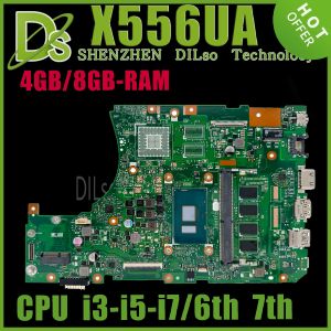 KEFU X556UV Laptop Motherboard für Asus K556U x556URK A556U X556UA X556UV X556UQK Mainboard mit i3 i5 i7-6th 7. Gen 4GB/8GB-RAM