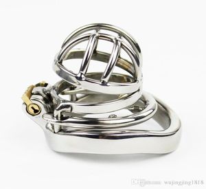 Senaste design Super Small Male Bondage Chastity Device Rostfritt stål Kukbur SM Fetisch BDSM Sex Toys CPA Bästa kvalitet