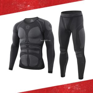 Set/abiti tattici invernali tenere al caldo biancheria intima termica caccia esercito militare snowboard sci ciclismo sonno escursionismo sport vestiti attillati