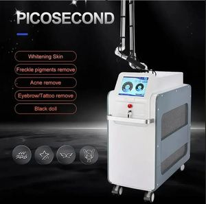 High quality pico tattoo laser Skin Tendering Pigment Remove Picosecond Spot colorful Tattoo freckle Removal 532nm 755 1064nm carbon doll Eyebrow Beauty machine