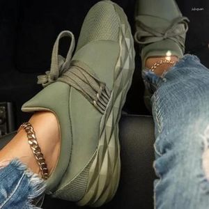 Freizeitschuhe GIOIO Große Damen Single Herbst und Winter Flacher Boden Schnürung Einstufiger Sneaker Perennial