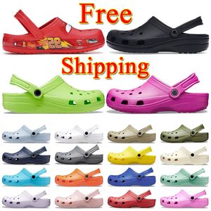 Croc Clog Classic Designer Sandals Summer Beach Waterproof Slide Adult Kids Black White Men Women Slippers Nursing Indoor Cros Croos Shoes Free Frakt DHGATE