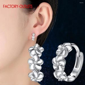 Creolen Super schön 925 Silber Nadel Braut Ankunft koreanischen Stil für Frauen hochwertige Modeschmuck großen Verkauf