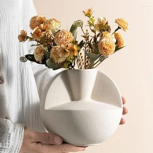 Vasen BoyouBall Keramikvase Nordic Ornament Blume Home Interior Wohnzimmer Büro Schlafzimmer Veranda Tischdekoration Zubehör