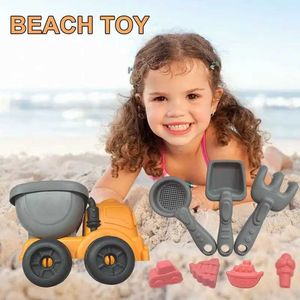 Water Sand Play Fun Travel Beach Toys Toddler Bucket Tools Set and Grouvels Kid Summer Kit Toy 240403