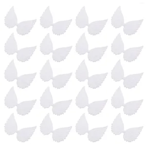 Depolama Şişeleri 30 PCS Glitter Angel Wing Decor Cupcake Topper Noel Süs