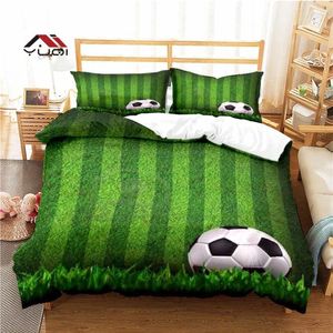 Комплекты постельного белья с футбольным спортивным узором, пододеяльник для взрослых и детей, одеяло, 10 размеров
