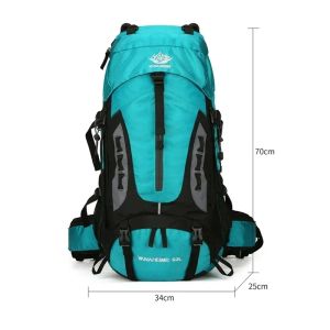 Bags 60L Large Hiking Storage Pack Camping Backpack Men's Travel Bag Climbing Rucksack Outdoor Mountaineering Sports Shoulder Bags