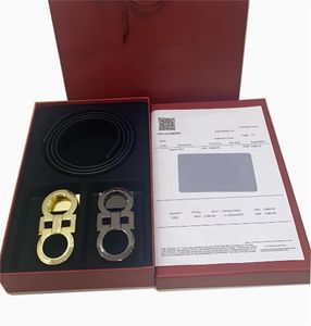 Cinture di design da uomo Cintura di moda da donna per uomo Cinture per jeans Design di lusso da uomo Stampa di moda o cintura liscia 3,5 cm Combinazione di dimensioni della scatola 105-125 cm Con scatola