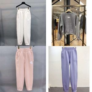 Loose Letter Printing Tracksuits Men And Women Plush Pullover Sweatshirt Cotton Winter Coat Top Pant Autumn