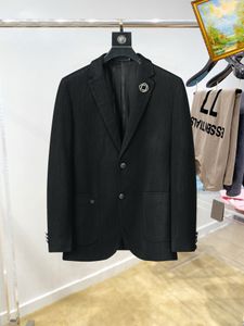 New Designers Fashion Letter Printing Mens Blazers Cotton Linen Fashion Coat Designer Jackets Business Casual Slim Fit Formal Suit Blazer Men Suits Styles#A9
