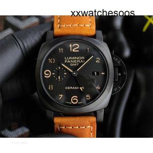 Men Sports Watch Panerais Luminor الحركة التلقائية الحركة الياقوت الحجم مرآة 44 ملم watch watch band gjrs