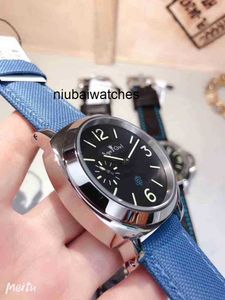 Klasyczne luksusowe zegarek automatyczny mechaniczny szafir zegarków ze stali nierdzewnej Srebrny czarny niebieski płótno skórzany QDD