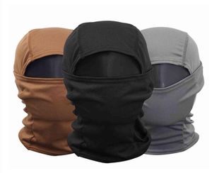 Taktik Balaclava Tam Yüz Maskesi Askeri Kamuflaj Wargame Kask Astar Kapağı Bisiklet Bisiklet Kayak Maskesi Airsoft Eşarp CAP5507123