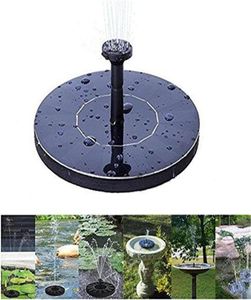 New solar Water Pump Power Panel Fountain Kit Fountain Pool Garden Pond Submersible Watering Display autospring with English Mana5789677