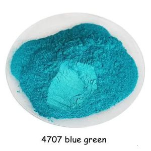 500 Gramm blaugrüne Farbe, kosmetisches Perlen-Mica-Perlenpigment-Staubpulver für DIY-Nagellack und Make-up, Lidschatten, Lippenstift 240328