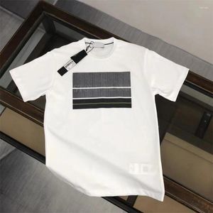 Men's T Shirts Spring High-End 1:1 Stylish Cotton Comfortable Breathable T-Shirt For Men And Women