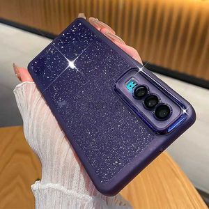 Obudowy telefonu komórkowego P30 RPO Caseluxury Glitter Lens Case dla Huawei P20 P40 P50 P60 Pro P50e Honor Magic4 Lite Silikon 2442