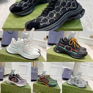 2024 Erkekler ve Kadın Moda Sıradan Ayakkabı Deri Dikken Sneaker Lady Pano Trainers Kalın Solged Spor Sabahları Açık Giyim Kanıtı Konforlu Ayakkabılar Boyutu 35-45