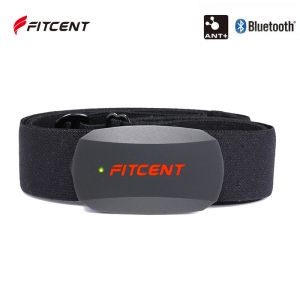 Utrustning FitCent Heart Monitor Bröstband Ant + Bluetooth för Peloton Polar Wahoo Garmin Bike Computer Sports HR Sensor