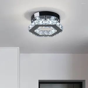 天井照明Frixchur ChandelierモダンなLED照明器具のクリスタルベッドルームリビングルームキッチン廊下