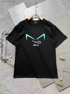 Men's T-Shirts 2024 Summer paris Mens T-Shirts designer t luxury flocking letter tshirt t shirt Classic fashion grn short Slve casual cotton t-shirt tops Y240316