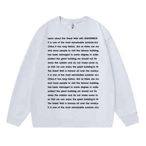 420 digital direct spray letter round neck American lazy style hoodie for women 2023 new plush long sleeved top