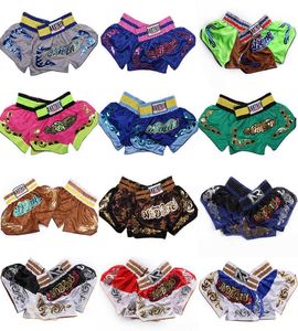 Kickboxning shorts barn korta muay thailändska barn flicka pojke mma boxer slåss gripande kickbox byxor kvinnor män boxning korta byxor x3483483