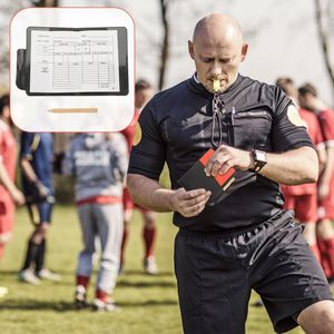 Kissen 2 Set Football Soccer Referee Setzt Warnung rot und gelbes Kartenzubehör setzt