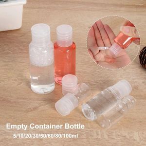 Garrafas de armazenamento dispensador plástico maquiagem recarregável loção frasco shampoo garrafa recipiente vazio