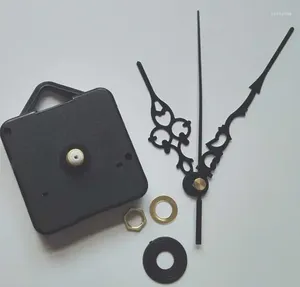 Clocks Accessories 100 Sets Silent Wall Clock Quartz Movement Mechanism Black DIY Hands Replacement