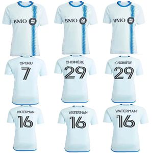 24/25 CF Montreal Maillot Confortável Camisas de futebol de qualidade de qualidade Homem de futebol Camisas de futebol Casa Light Blue Royal Away Mens uniforme Wanyama Binks Piette Miljevic Duke