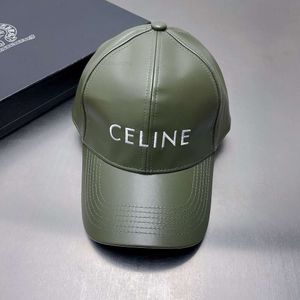 Celiineslogo hattar c hatt baseball mössor designer hattar läder baseball mössa för kvinnor snygg hatt celi hatt 5anm fxju