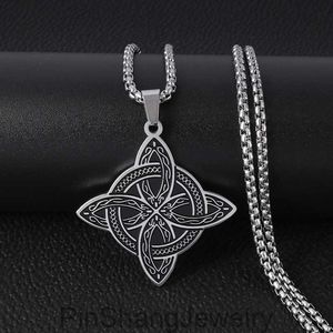 Temu Mens New Viking Irish Celtic Knot Pendant Stainless Steel Slavic Necklace