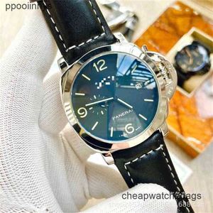 Paneraiss Deisgn Movement Watches Luminous Machine Watch Peijia Nahai Men's Belt Pane Series Fashion Tough Man Stor Dial Designer WN-4I60