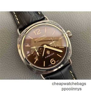 Paneraiss Automatic Men يشاهد Paneraiss Mens Watch Luminor سلسلة الحركة الميكانيكية التلقائية بالكامل 316L ساعة معصم مقاومة للماء السيارات الفولاذ المقاوم للصدأ