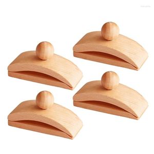 Ganci 4 pezzi Appendiabiti per tappezzeria Appendiabiti da parete per trapunta Clip per rack in legno per appendere il supporto per clip per coperta