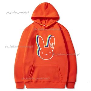 Psy Bunnyes Wysokiej jakości designerskie bluzy męskie bluzy bluzy Psy Królik królicze zabawne drukarki bawełniane z kapturem fioletowe bluzy z kapturem sporty psy bunnyes 408