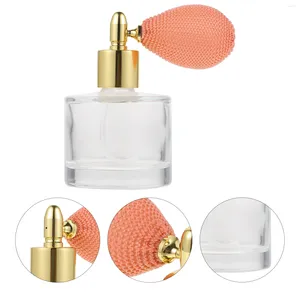 Förvaringsflaskor 50 ml Airbag Parfymflaska tom spray sprayer Mini Travel Atomizer Refillerbar Pump Type Glass