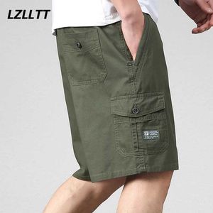 Men's Shorts Mens Shorts 2017 Summer Mens 100% Cotton Cargo Shorts Mens Fashion Leisure LTI Pocket Shorts Mens Military Quick Drying Tactical Shorts 5XLC240402