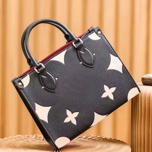 Klein auf dem Go Shop Travel Designer Damen Herren Echtes Leder Clutch Tote Bag Cross Körper mit Schultergurten alte Blumenbörsen Satchel Handtasche