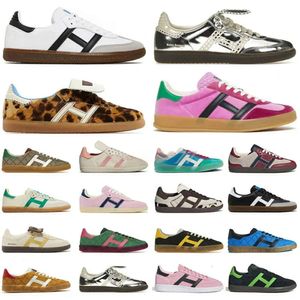 Scarpe firmate Uomo Donna Galles Bonner Scarpa con stampa leopardata Argento metallizzato San Valentino Rosa Sportivo e ricco Pallamano Spezial Scarpe da uomo di lusso Sneakers Scarpe da ginnastica Dhgate