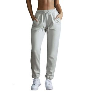 LL503D Yoga Chill Sweatpants Kvinnor Laidback Terry Cotton Lantern Jogger Pants Cool Down Warm Up Studio-to-street Weekendwear med dragstringfickor 3D